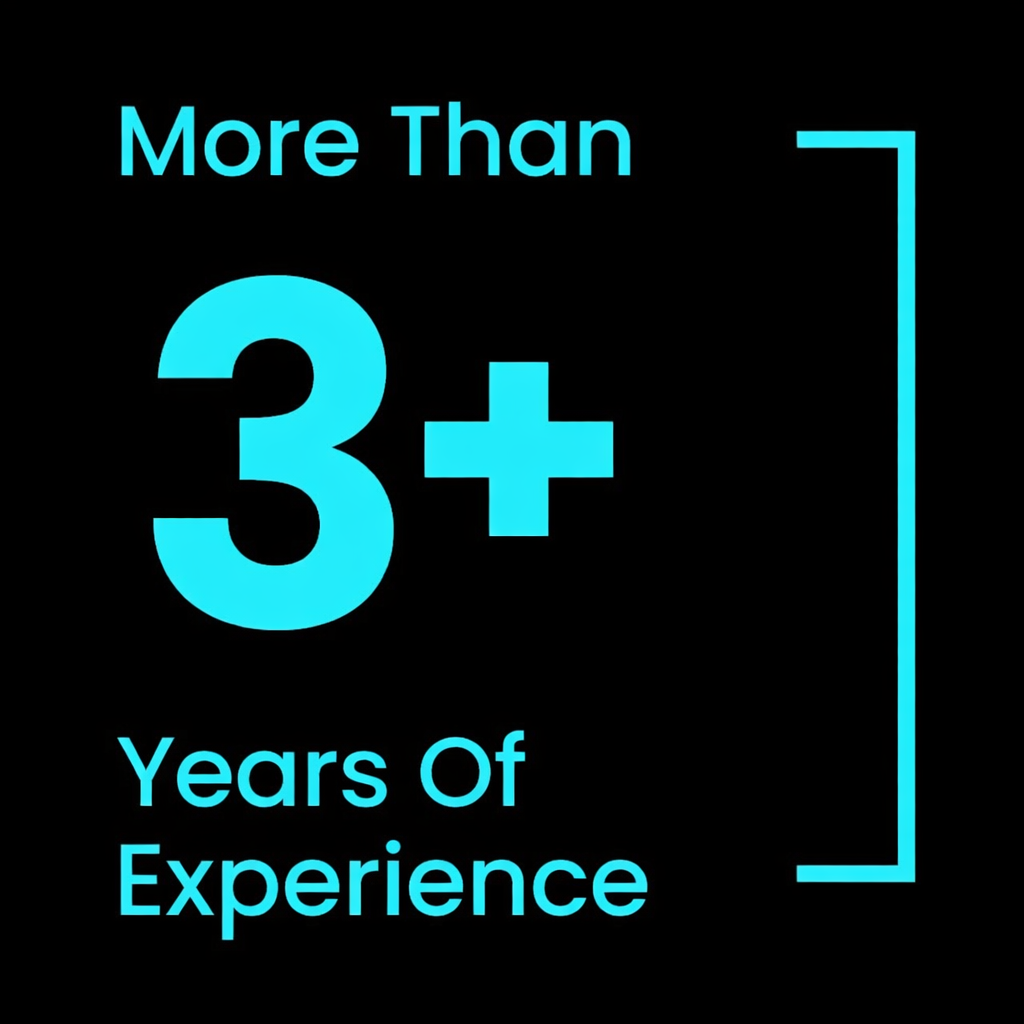 More than 3+ years of experience